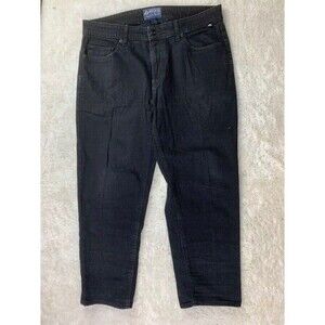 American Rag Womens Size 34 Jeans Black Ankle Stretch High Rise